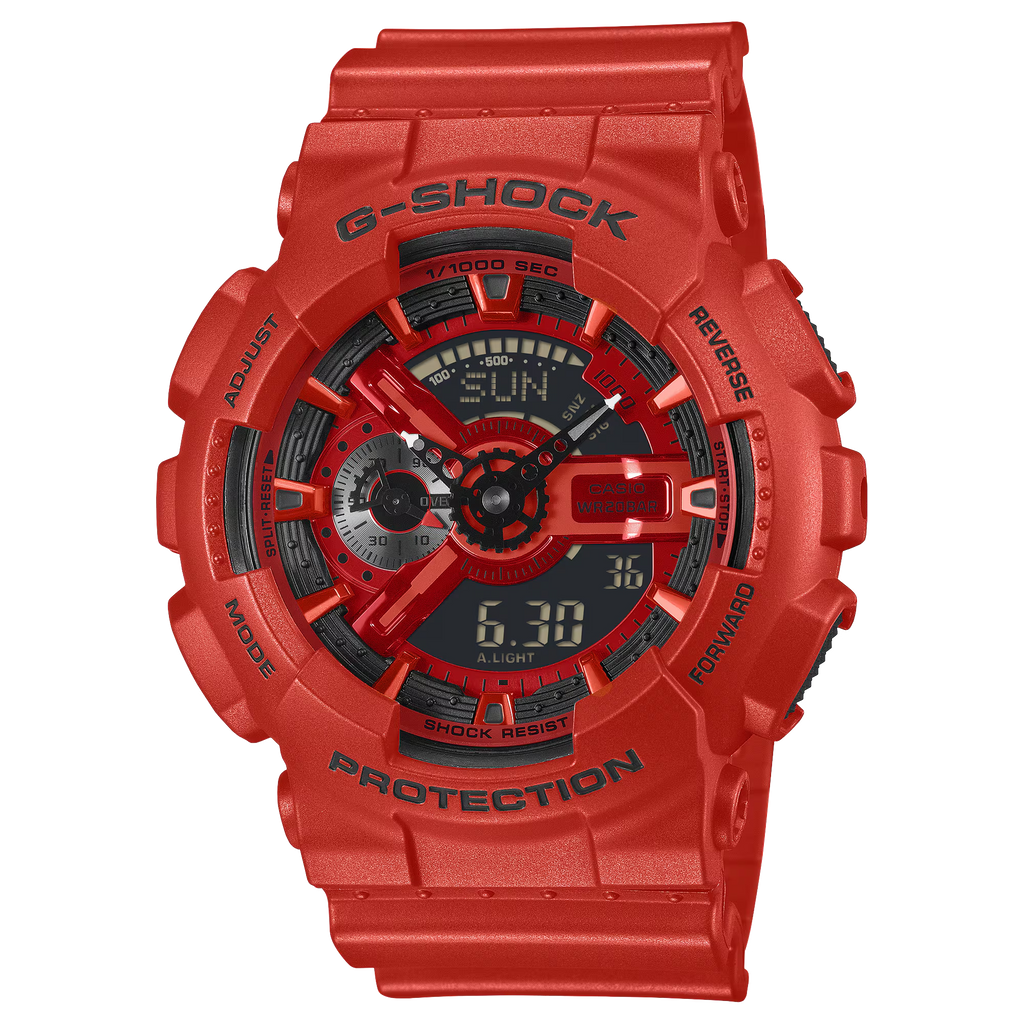 G-Shock GA110RRB-4A Vivid Red Bright Toughness Ana-Digi