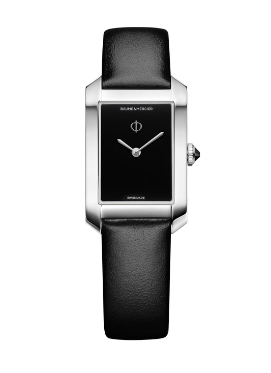 Baume et Mercier 10760 Hampton Black Dial Steel Quartz Ladies