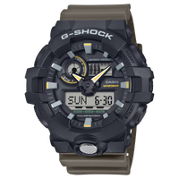 G-Shock GA710TU-1A3 Utilitarian Style Analog-Digital Olive Green Black Face