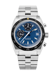 Nivada Grenchen 77003A45 Autochron Blue Dial Automatic 38mm