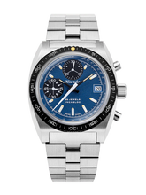 Nivada Grenchen 77003A45 Autochron Blue Dial Automatic 38mm