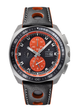 Junghans 14/4200.00 1972 Chronoscope Solar Munich Games Orange Quartz