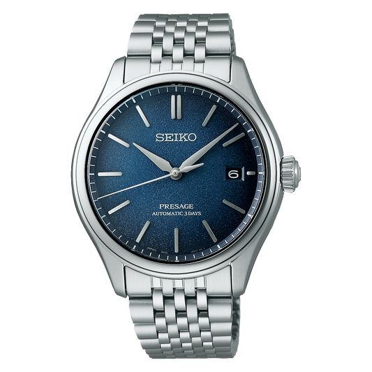 Seiko Presage SPB525 Classic Series Blue Textured Dial Automatic