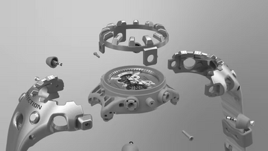 G-Shock GAV01-9A Big Case Emphasize Toughness Acid Green Analog-Digital