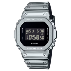 G-Shock GM5600YM-8 Fine Metallic Series Monochromatic Silver Square Digital