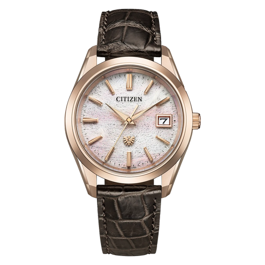 Citizen AQ4106-00A The CITIZEN Super Titanium Sakura Pink Okashi Dial Ultraprecise Caliber A060