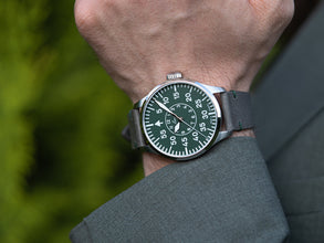 Laco 862179 Pilot Watches Aachen Grun 42 Limited Edition Type B