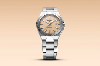 Delma 41701.740.6.181 Midland Automatic Salmon Pink Dial Stainless Steel