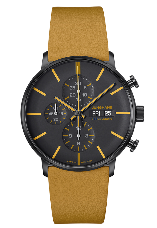 Junghans 27/4372.01 FORM A Chronoscope Date Matte Black