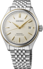 Seiko Presage SPB478 Classic Series Shiro-Iro Silk Dial Gold Accents Automatic