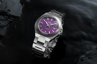 Delma 41701.740.6.211 Midland Automatic Purple Dial 40mm Stainless