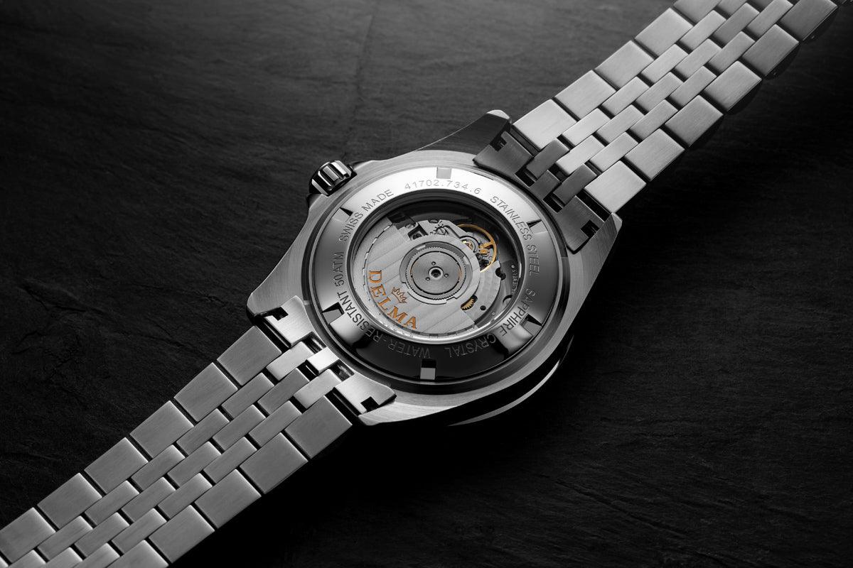 Delma 41702.756.6.144 Santiago GMT Meridian Green Dial Automatic