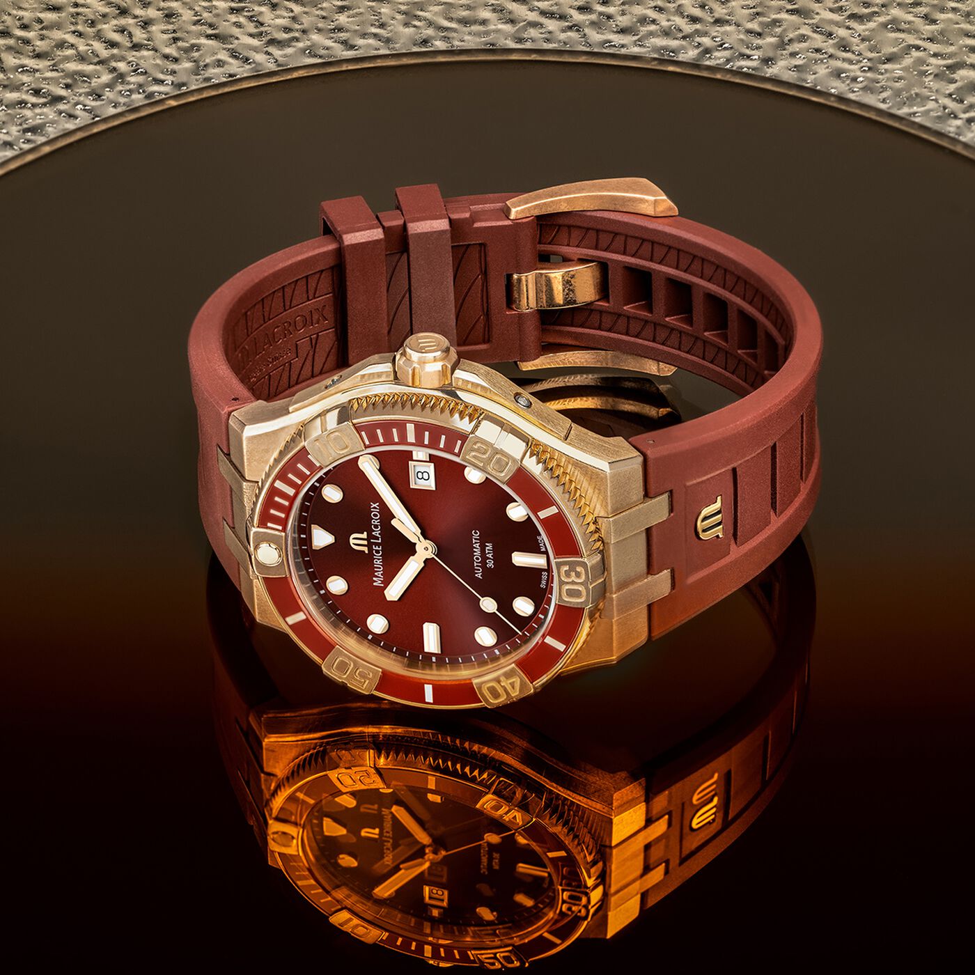Maurice Lacroix AI6058-BRZ6B-530-6 Aikon Venturer Bronze Asia