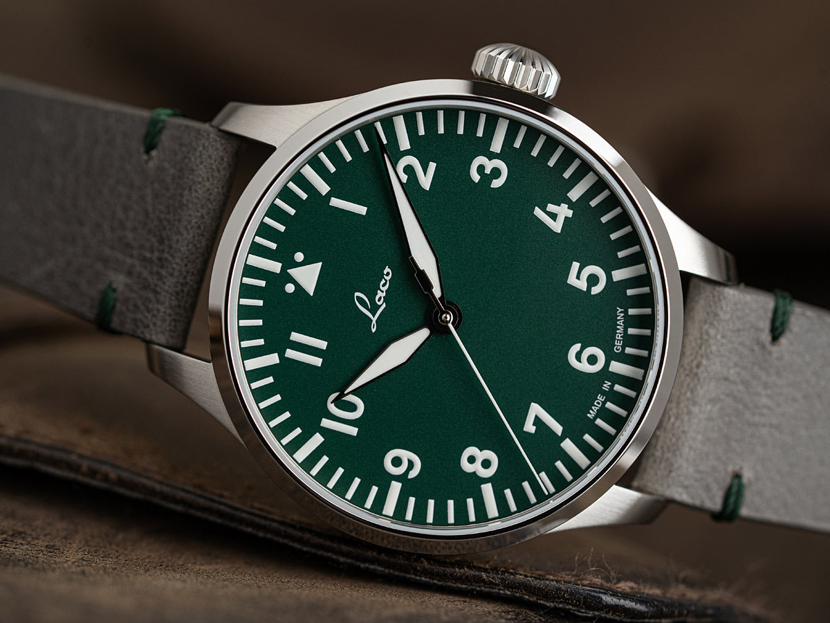 Laco 862178 Pilot Watches Augsburg Grun 42 Limited Edition Type A