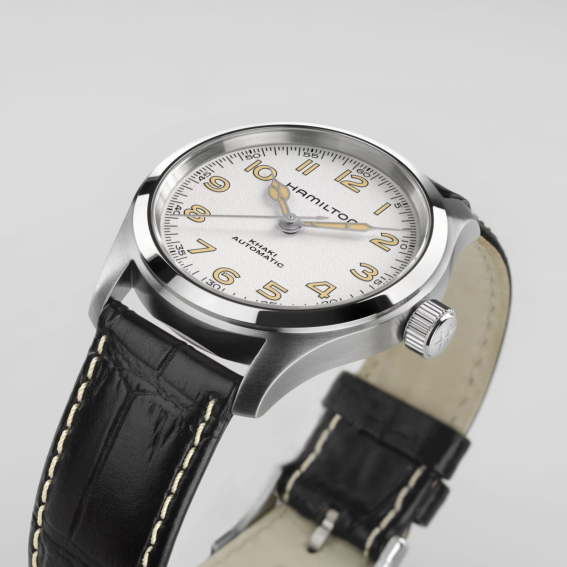 Hamilton H70405710 Khaki Field Murph 38mm White Dial Automatic Hamilton H70405710 Khaki Field Murph 38mm White Dial Automatic