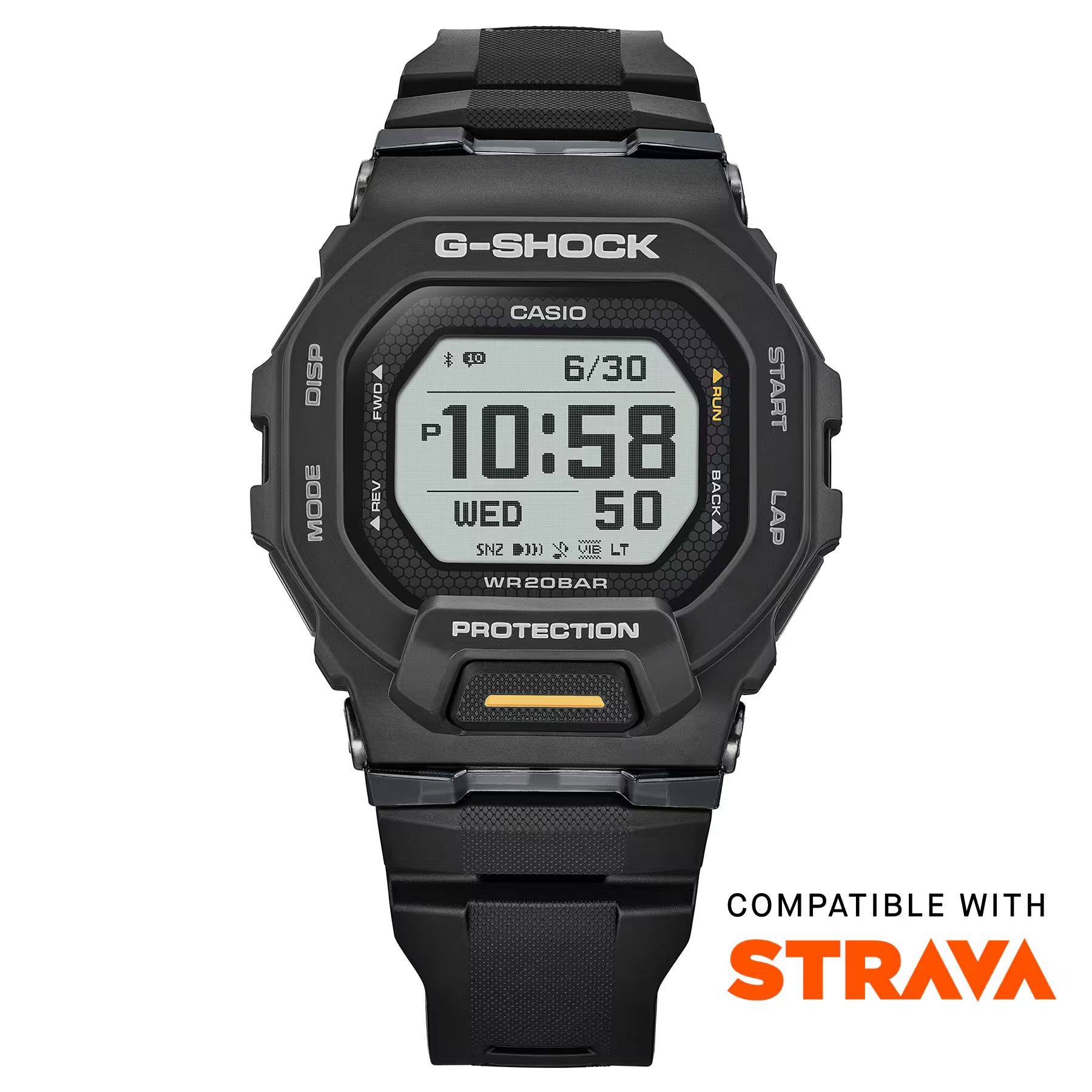 G-Shock GBD200-1A1 G-SQUAD Mip Display Strava Step Counter Digital