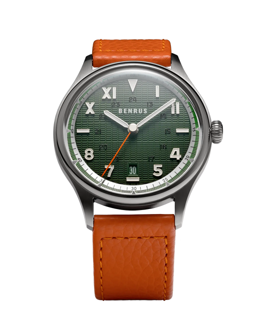 Benrus 3061-SS-G-039-02 #3061 GT California Green Dial 39.5mm Automatic