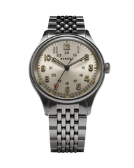 Benrus 3061-SS-S-039-03 #3061 BOR Champagne Silver Dial 39.5mm Automatic
