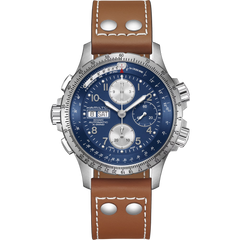 Hamilton H77506540 Khaki Aviation X-Wind Auto Chrono Blue Sunray Dial