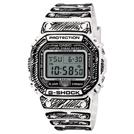 G-Shock DW5600JV-7 Joshua Vides Collaboration Digital Square Resin