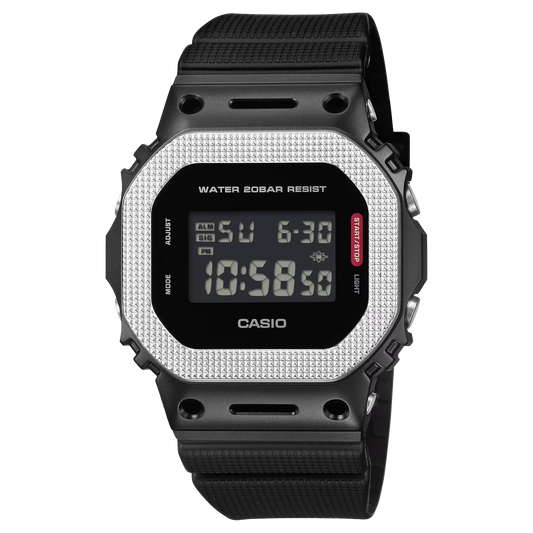 G-Shock GM5600BM-1 Industrial Design Black Ion Digital Square