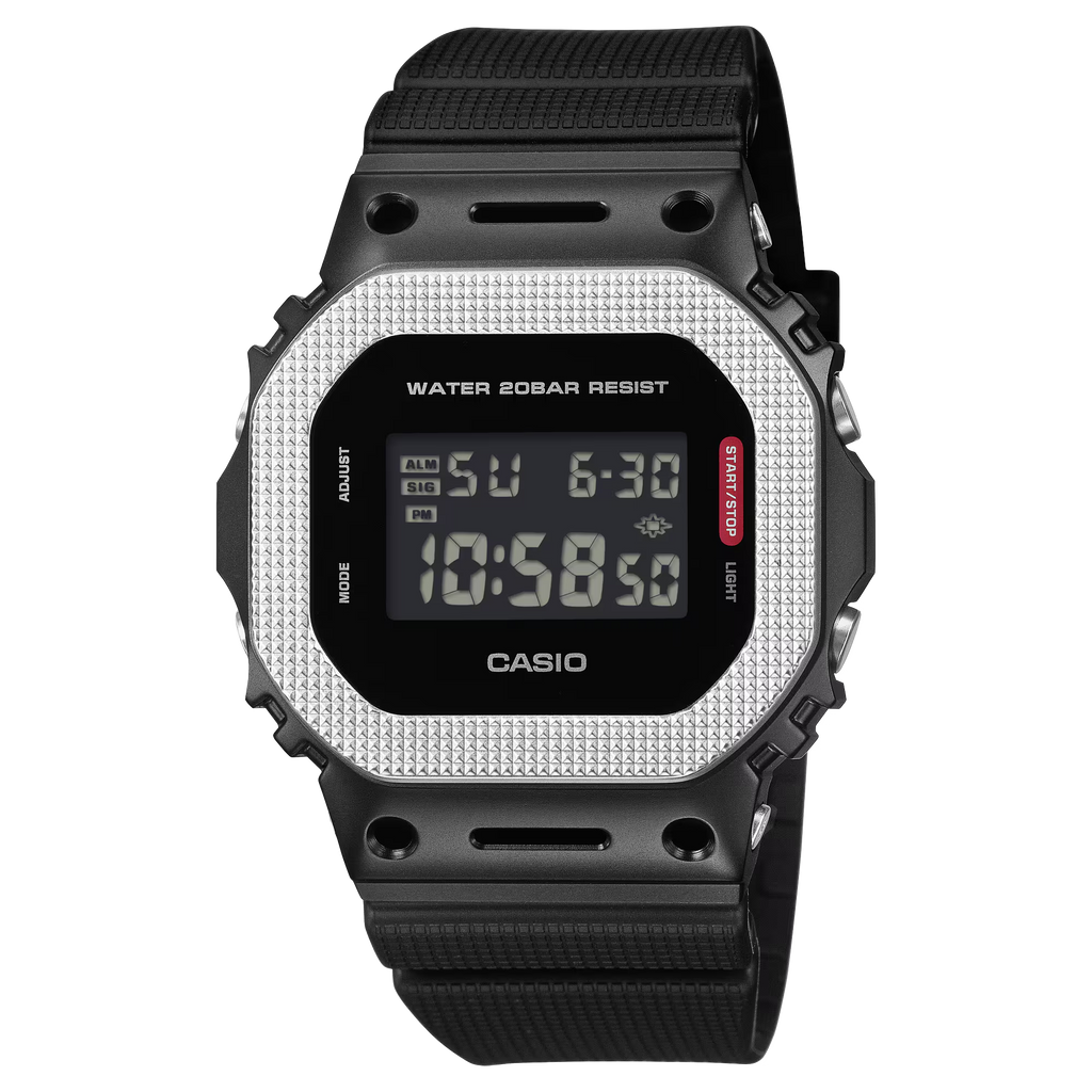 G-Shock GM5600BM-1 Industrial Design Black Ion Digital Square