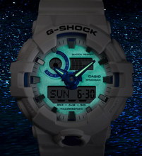 G-Shock GA700HDS-7A Summer Seas White and Blue Lume Dial Ana-Digi