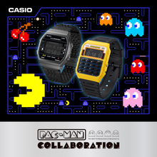 G-Shock CA53WPC-1B PAC-MAN Collaboration Calculator Yellow