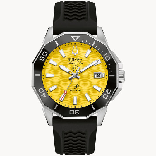 Bulova 96B431 Marine Star Precisionist Series C 262kHz Yellow Dial