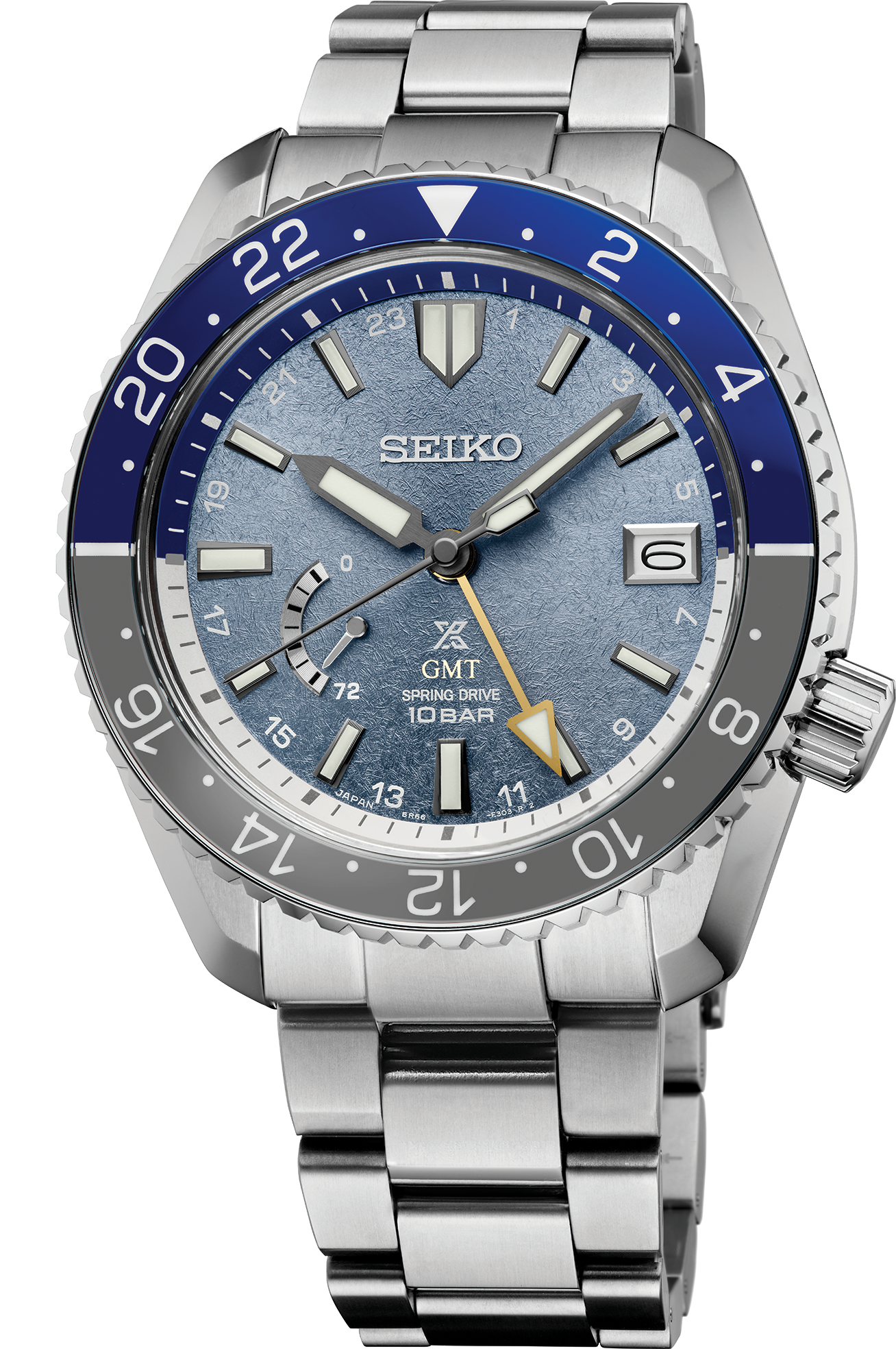 Seiko Prospex SNR055 LX Earth Topography Special Edition Spring Drive GMT