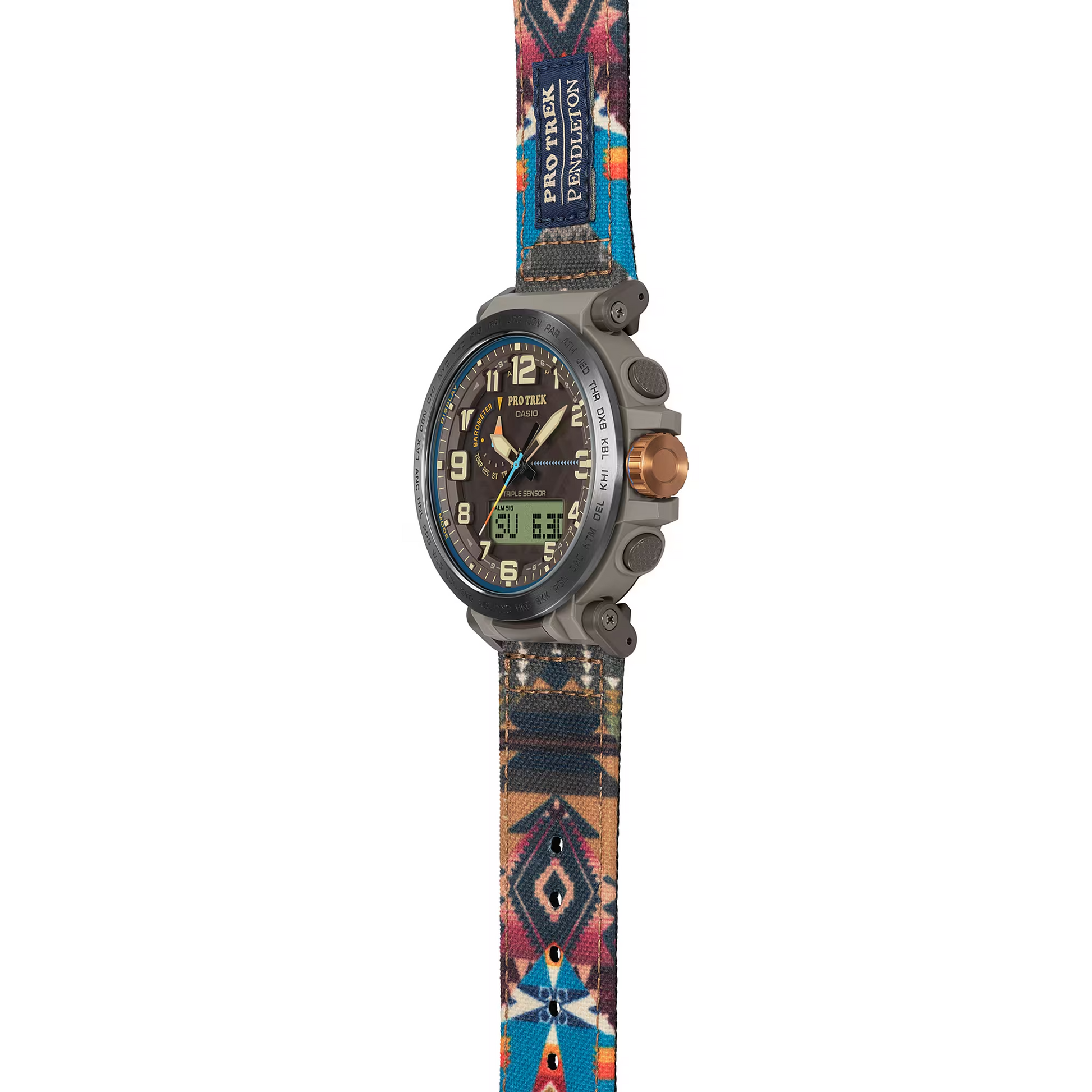 ホ*ム様 カシオPRO TREK PENDLETON コラボ　 PRG-601P Native American-inspired Pro Trek PRG601PE-5 collaboration with