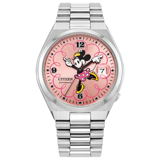 Citizen NJ0156-50W TSUYOSA Minnie Mouse Automatic Pink Dial