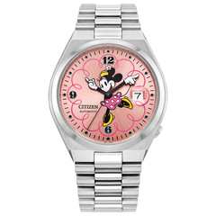 Citizen NJ0156-50W TSUYOSA Minnie Mouse Automatic Pink Dial