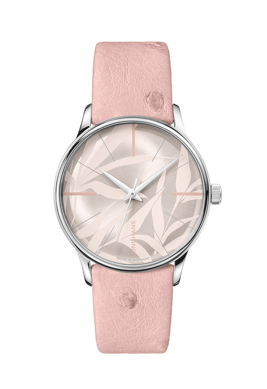 Junghans 27/3242.00 Meister Damen Automatic Ladies Pink Bamboo Leaf