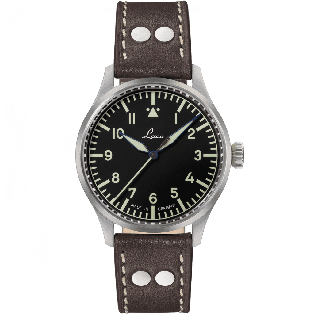 Laco 862141 Flieger Stuttgart Pro Black Dial Automatic Pilot's Watch