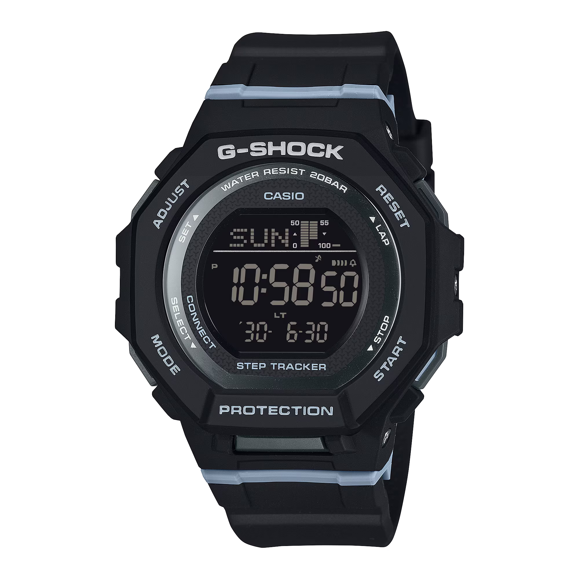 G-Shock GMDB300-1 Digital Step Tracker Ladies Black