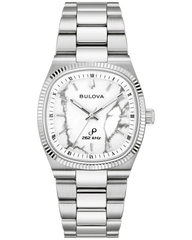 Bulova 96A344 Super Seville Magnesite Dial 262kHz High Frequency Quartz Stainless