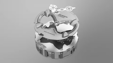 G-Shock GAV01A-8A Big Case Emphasize Toughness Silver Analog-Digital