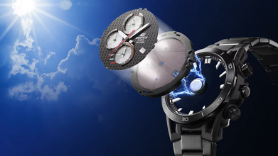 Casio Edifice EQS960D 1AV Sospensione Solar Chronograph Carbon Fiber D Arizona Fine Time