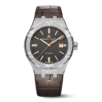 Maurice Lacroix AI6008-SS001-331-1 Aikon Automatic Date 42mm Grey Gridded Dial