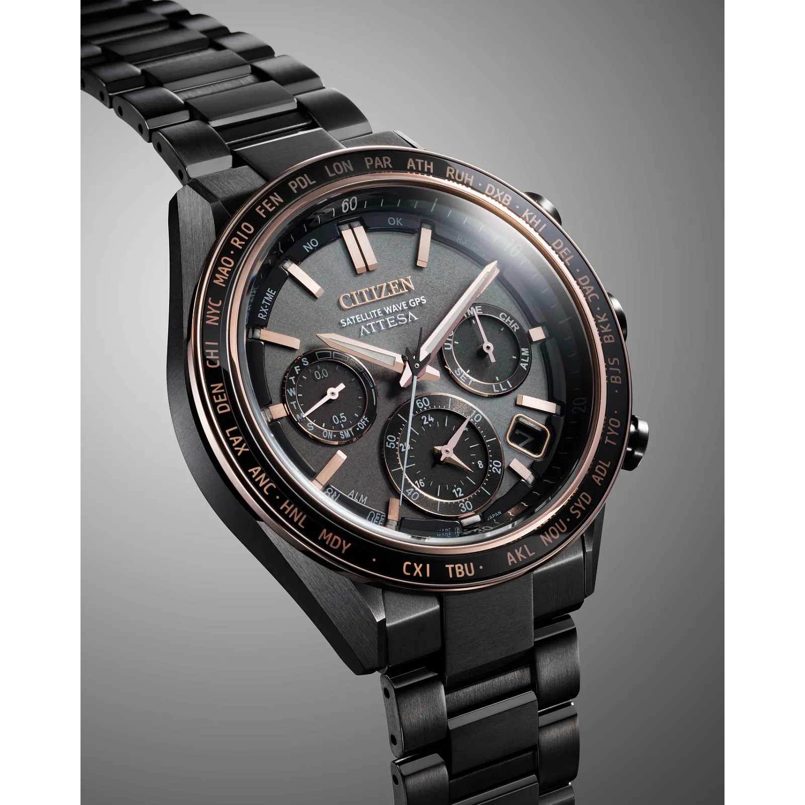 Citizen CC4074-61W Attesa Super Titanium GPS Satellite Timekeeping