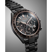 Citizen CC4074-61W Attesa Super Titanium GPS Satellite Timekeeping Black Rose Gold