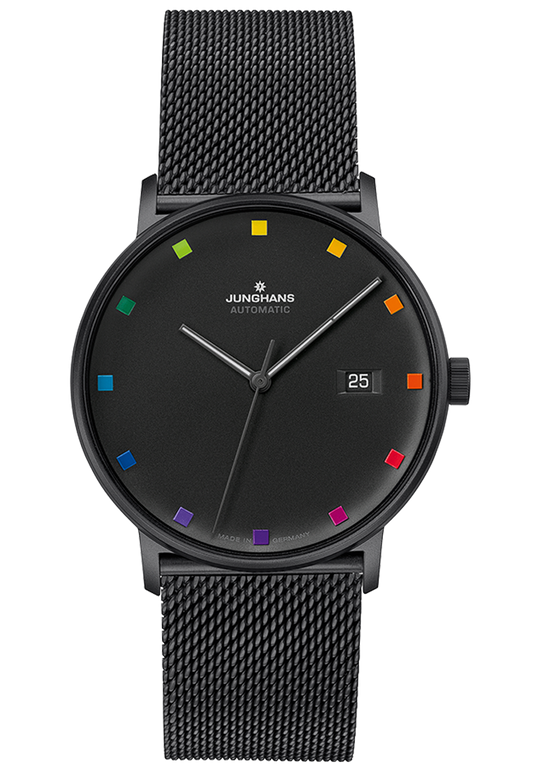Junghans 27/4533.44 FORM A Bauhaus Edition 100th Anniversary Black Automatic