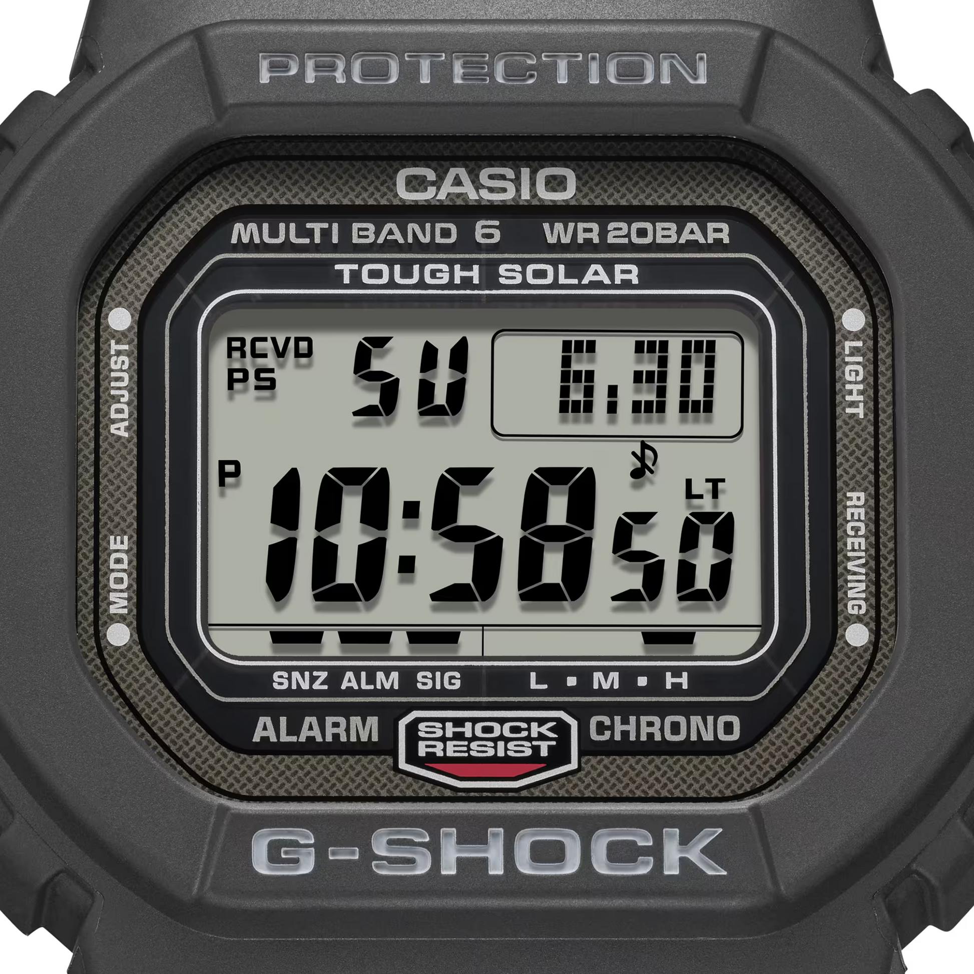 G-Shock GW5000U-1 Multi Band 6 Solar Screw Down Caseback DLC G-Shock GW5000U-1 Multi Band 6 Solar Screw Down Caseback DLC