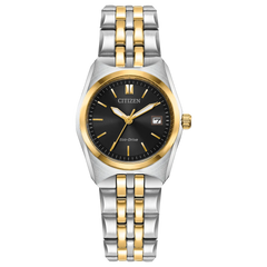 Citizen EW2299-50E Corso Eco-Drive Black Dial Two-Tone Quartz Ladies