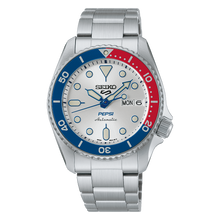 Seiko 5 Sports SRPL99 Pepsi Limited Edition Silver Dial 38mm Automatic