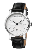 Muhle Glashutte M1-33-65-LB Teutonia II Day Date Automatic Silver Dial