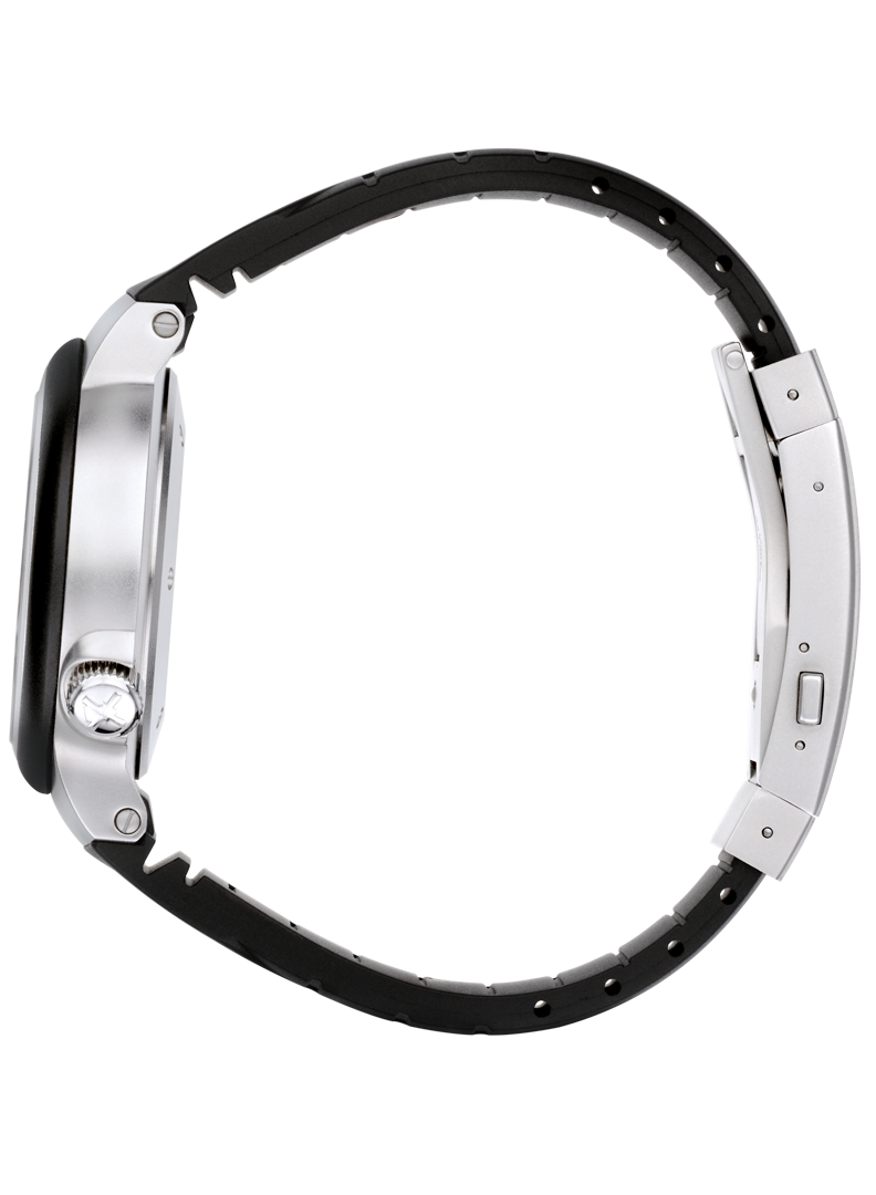 Muhle Glashutte M1-41-03-MB-II S.A.R. Rescue Timer Black Dial Stainless Bracelet