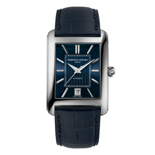Frederique Constant FC-303N4C26 Classics Carree Blue Dial Tank Style Automatic