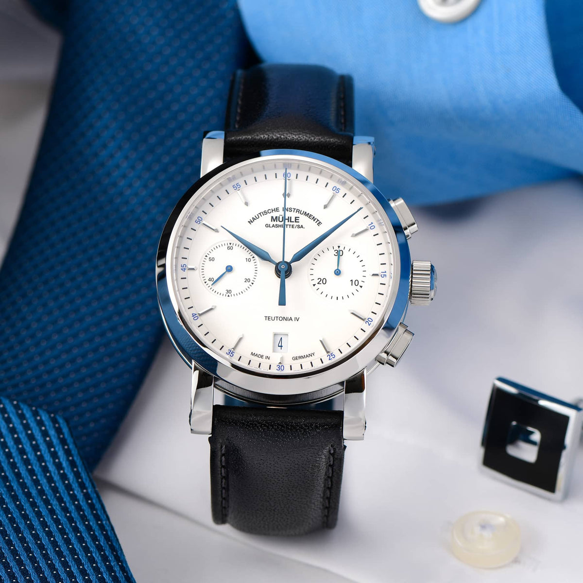 Muhle Glashutte M1-44-35-LB Teutonia IV Chronograph